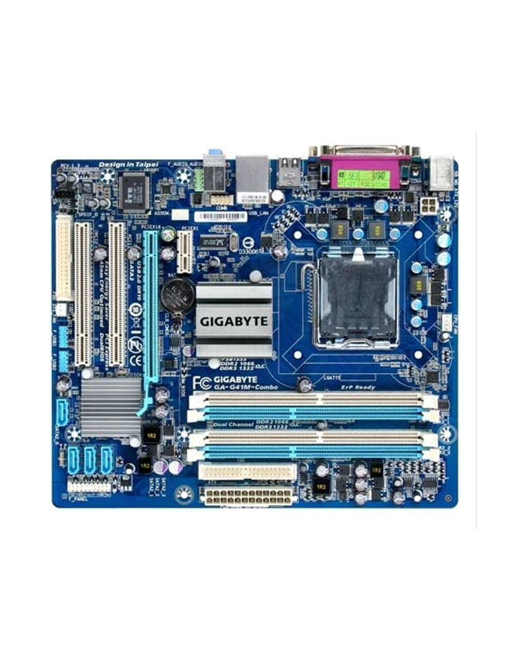 GigaByte GA-G41M-Combo(GQ) (S775&lt;G41&gt; PCI-E+SVGA+GbLAN SATA MicroATX 2DDR-II+2DDR-III)
