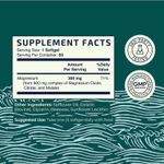 Nobi Nutrition, Комплекс магния, 500 мг, 60 мягких таблеток