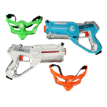 Набор инфракрасного оружия на бат. 2 бластера+2 жилета, 65*38*8,5см, коробка JB202418