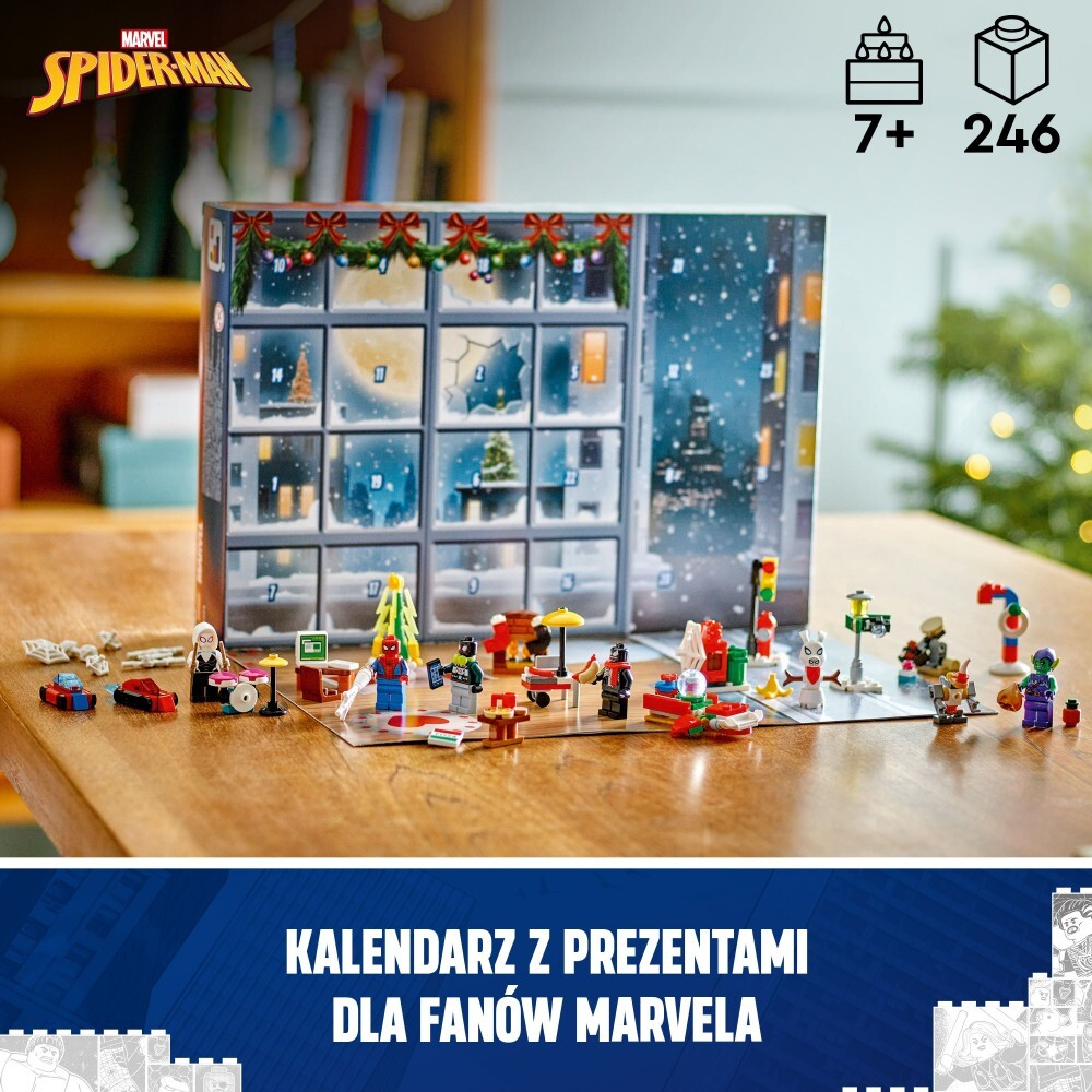 LEGO Marvel - Адвент-календарь Человека-паука 2024 76293 / артикул   76293  / GTIN 5702017590035