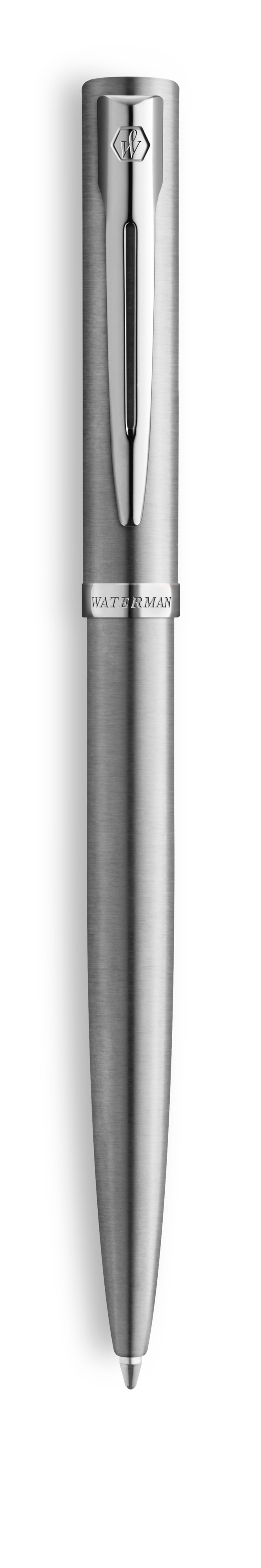 Waterman Impression Stainless Steel CT ручка шариковая, 1,0мм, подарочная упаковка
