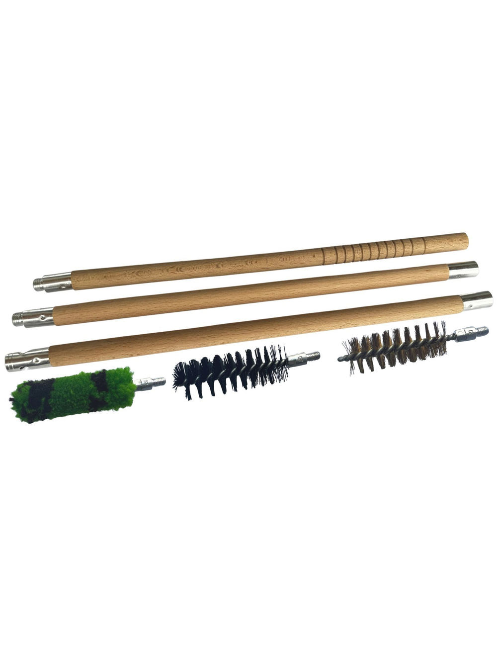 Набор для чистки оружия 20 калибра в ПЛАСТИКОВОМ КЕЙСЕ с металлическим 7мм шомполом в оплетке.