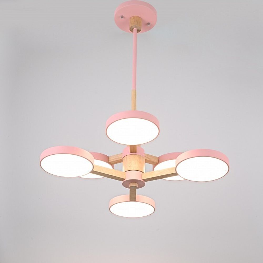 Люстра на штанге Imperiumloft TURNA Pink TURNA-DBL01