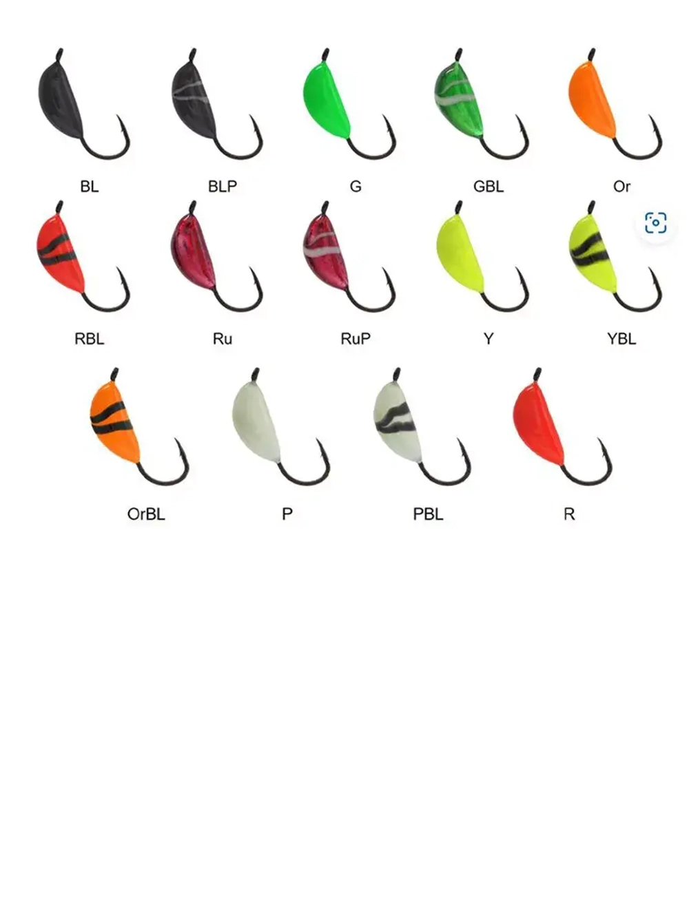 Мормышка вольфрамовая БАНАН С УШКОМ, Or, 10 шт 0,4 г