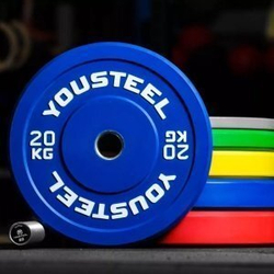 Диск каучуковый 20 кг, синий