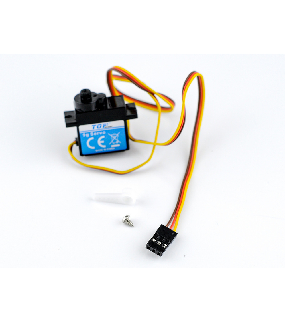Сервомашинка 9g для планера Top RC Lightning 2100 (закрылки), провод 400мм