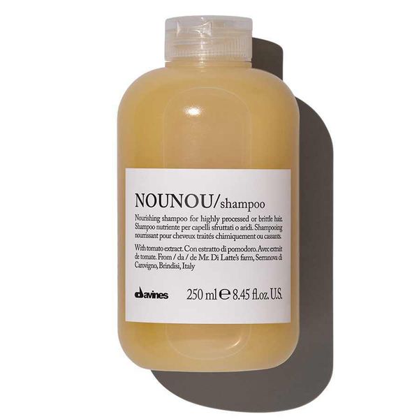 Davines Nou Nou Shampoo 250 ml - Питательный шампунь для поврежденных и ломких волос