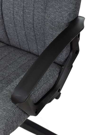 Кресло руководителя Бюрократ T-898AXSN серый 3C1 крестов. пластик