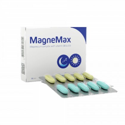 Avicenna® MagneMax, Комплекс солей Магния МагнеМакс для борьбы со стрессом и бессоницей, 60 капсул.