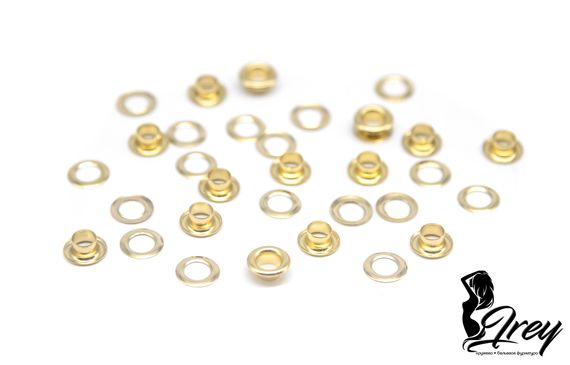 Люверсы 5 мм, золото