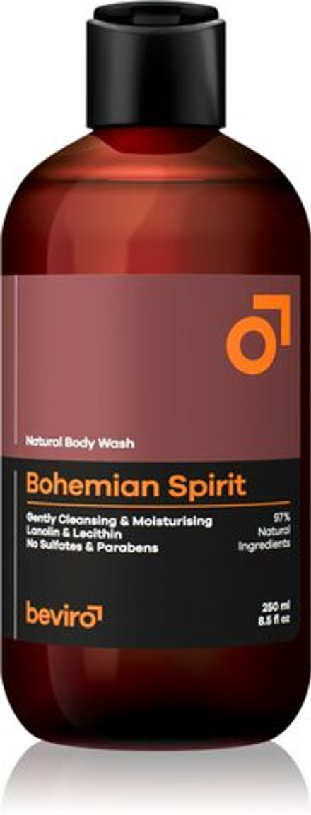 Beviro Natural Body Wash Bohemian Spirit - гель для душа для мужчин /   250  ml  / GTIN 8594191204184