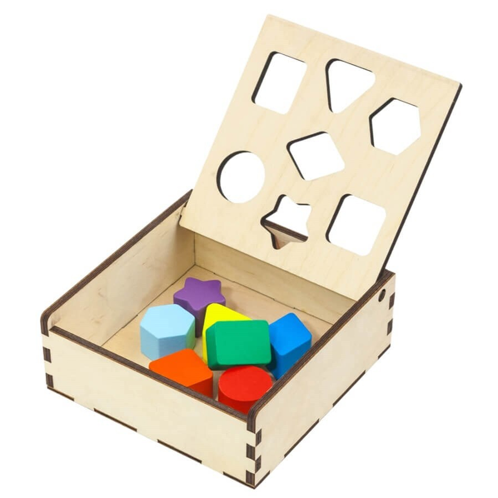 Сортер "Радуга", развивающая игрушка для детей, обучающая игра из дерева