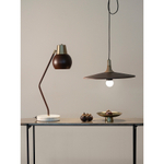 Лампа настольная rond, D18х59 см, сливовая