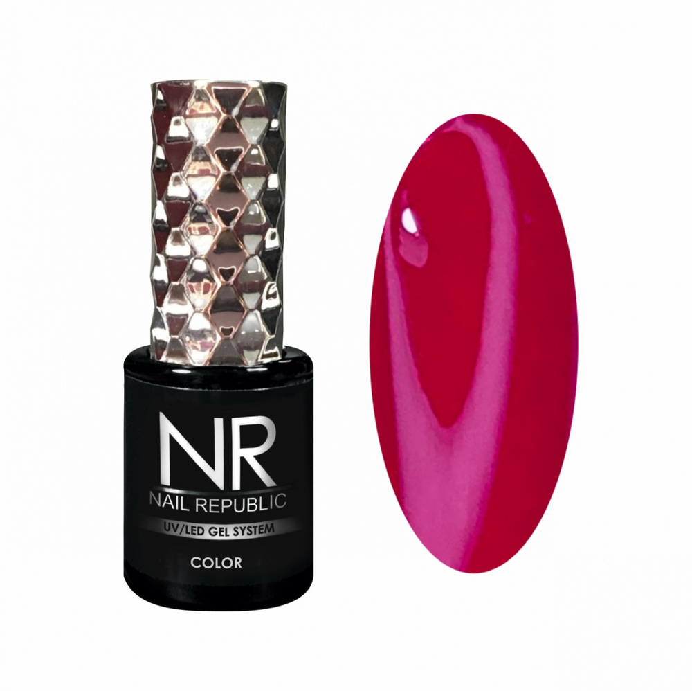 Nail Republic Гель-лак NR-207 Фалунский красный, 10 мл