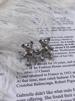 Уменьшитель размера джинс "Мишки" серебристый