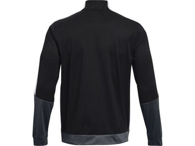 Мужская теннисная кофта Under Armour Tricot Jacket - black/pitch gray