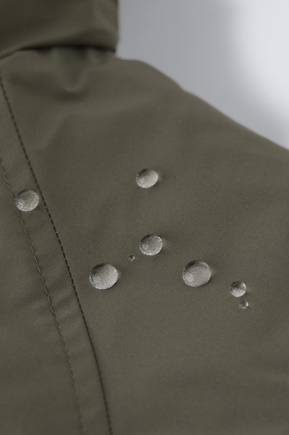 ZARA КУРТКА WATER REPELLENT, СВЕТЛЫЙ ХАКИ