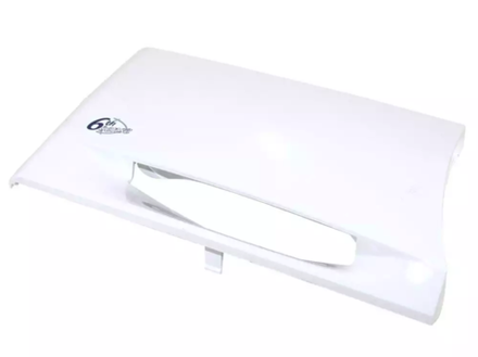 Крышка передняя дозатора моющих средств для стиральной машины Whirlpool (Вирпул)/Indesit (Индезит)- 481249878448, 481249878095, 373754