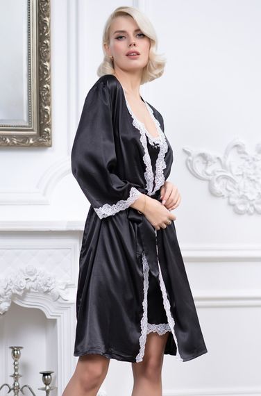 Халатик женский шелковый ДЖУЛИЯ 8733