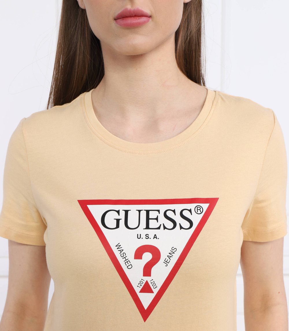 футболка original GUESS - желтый(W1YI1B I3Z11)