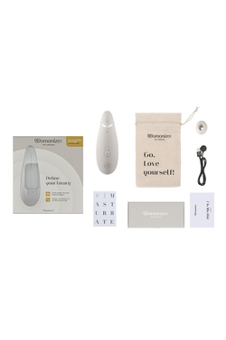 Бесконтактный клиторальный стимулятор Womanizer Premium 2 бежевый