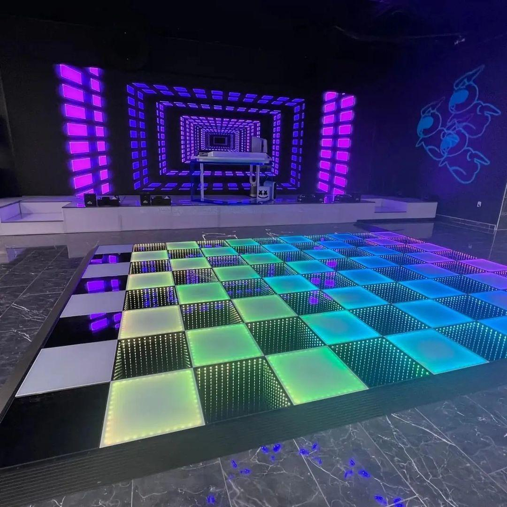 3D Mirror LED Abyss модуль танцпола светодиодный