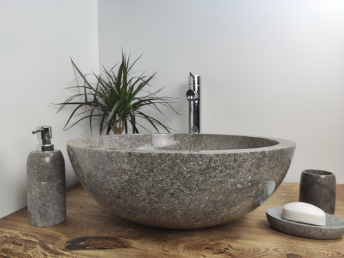 Раковина из мрамора Bowl Grey  Big BM-60023 50*50*17