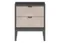 Тумба прикроватная Fjord 2 ящика (темно-серый)