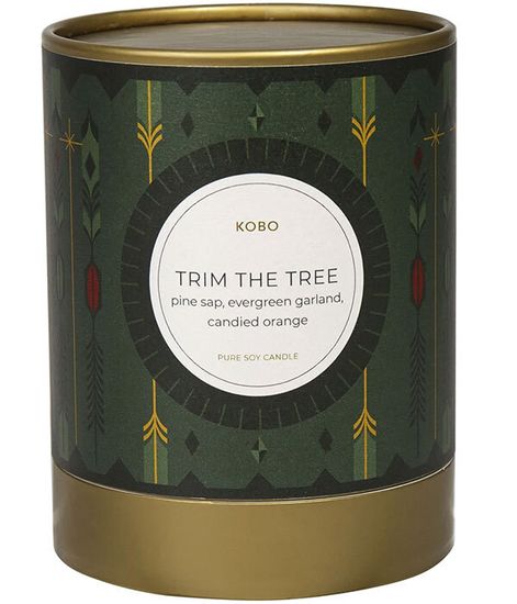 Trim the tree, свеча Holiday collection, Kobo Candles