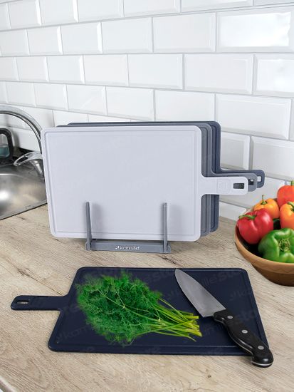 Набор разделочных досок на подставке Kamille KM 10080