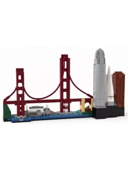 Конструктор Архитектура Сан-Франциско Калифорния 595 деталей