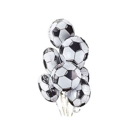Композиция из воздушных шаров "Футбольные мячи"- 8 шт.