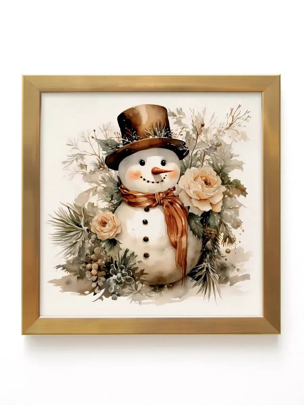 Картины на стену интерьерные на холсте 4 шт, 23*23 см