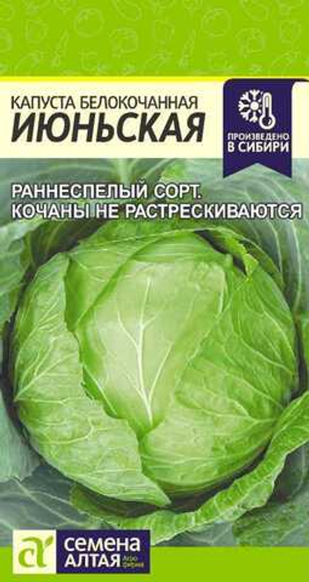 Капуста Июньская 0,5 гр (Семена Алтая)