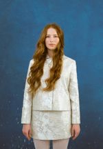 Silver blossom jacket