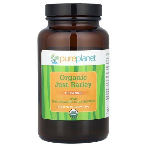 Pure Planet, Органический чистый ячмень, 80 г
