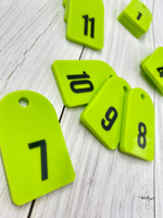 Номерки для ключей 30х50 (Комплект)