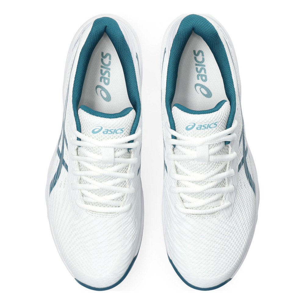 Мужские теннисные кроссовки ASICS Gel-Game 9 All Court Shoe Men - White, Petrol