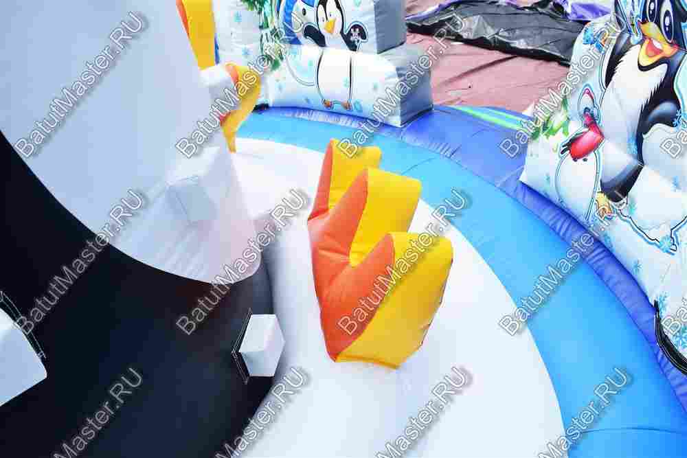 Надувной скалодром  "Пингвин" 5*5*4 м