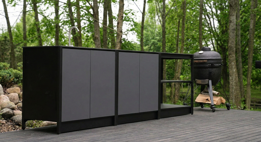 Кухонный остров для улицы: стиль и функциональность на открытом воздухе