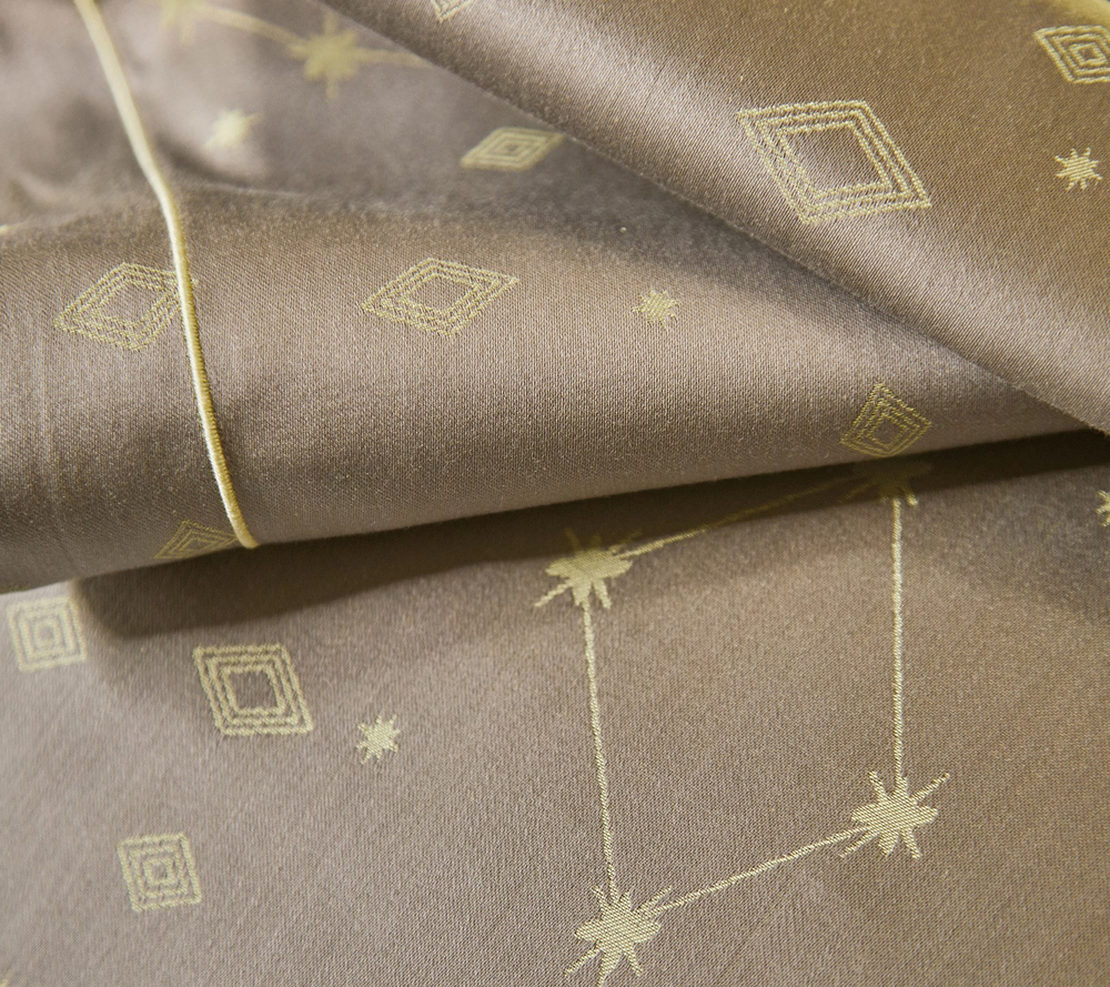 Постельное белье 2 спальное евро Blanc des Vosges Constellations Citrus желто-зеленое