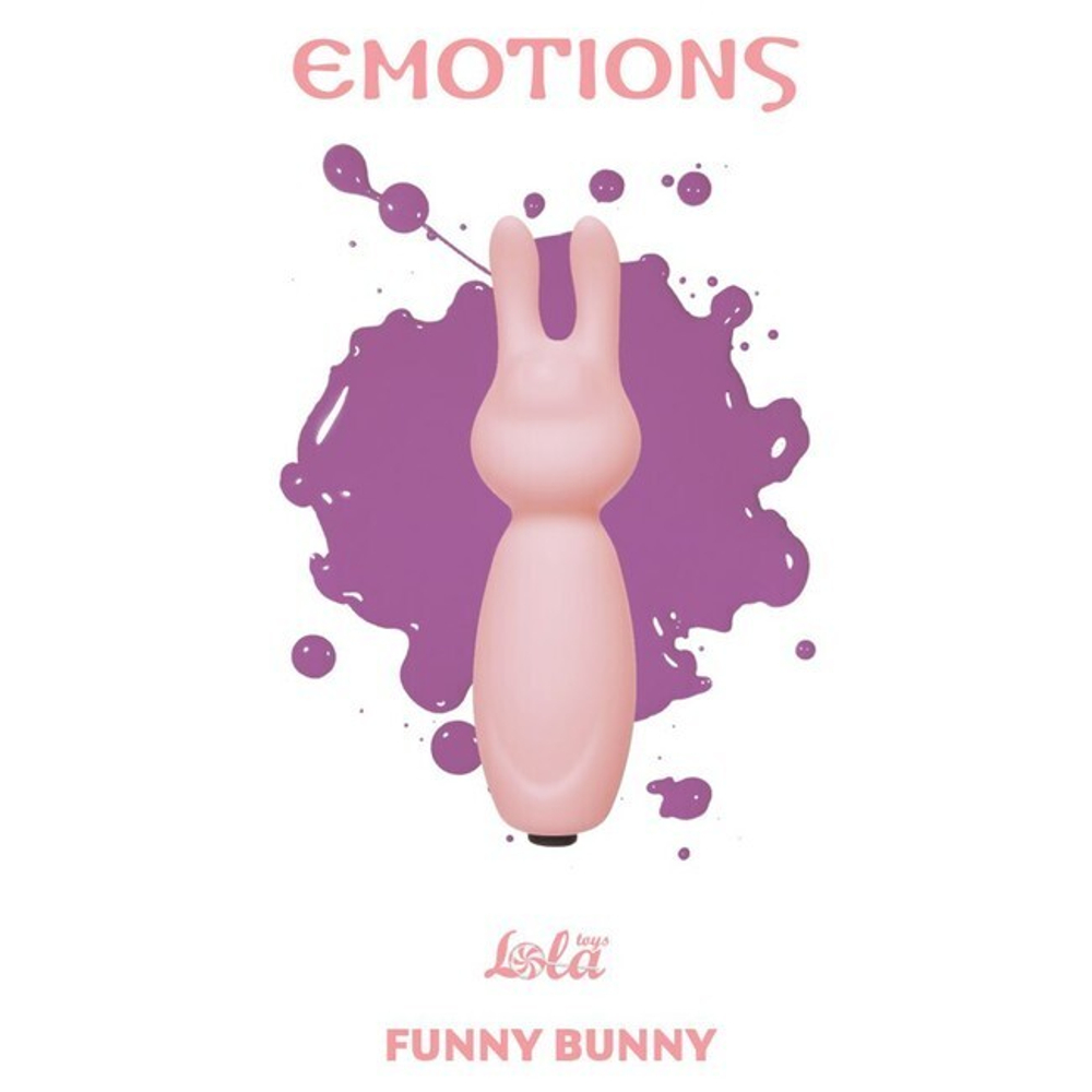 Мини вибратор Emotions Funny Bunny (8,2 см , розовый) (Цвет: розовый)