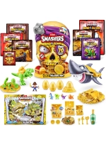 Игрушка сюрприз Zuru Smashers Dino Island Gold серый