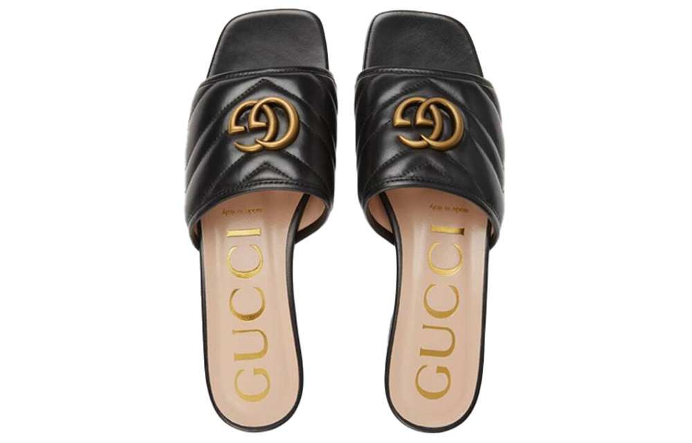 GUCCI Gucci comfortable and versatile fashion sandals women's black