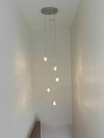 Pendant design lamp Mizu by Terzani (3 suspension)