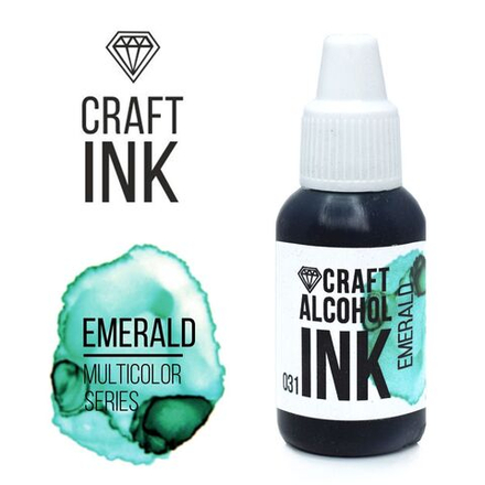 Спиртовые чернила Craft INK, Emerald (Изумруд), 20мл