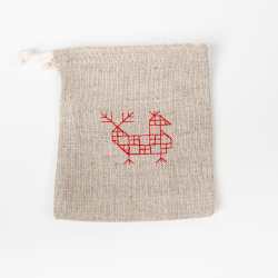 Мешочки льняные