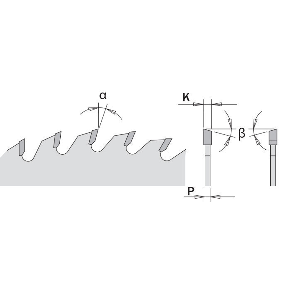 Диск пильный 160x20x2,2/1,6 5° 15° ATB Z=48 285.160.48H