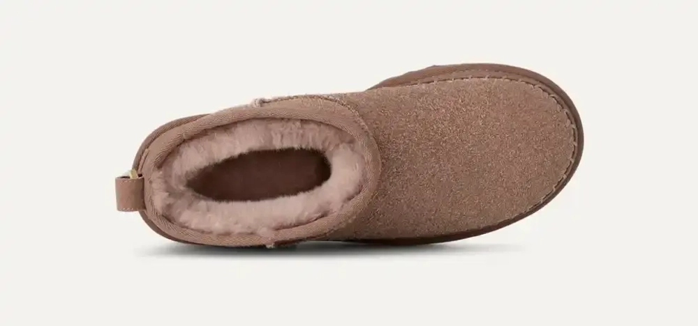 UGG Угги Classic Ultra Mini Biarritz, рыжевато-коричневый