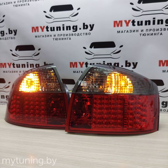 Задние фонари red smoke led для Audi A4 B6